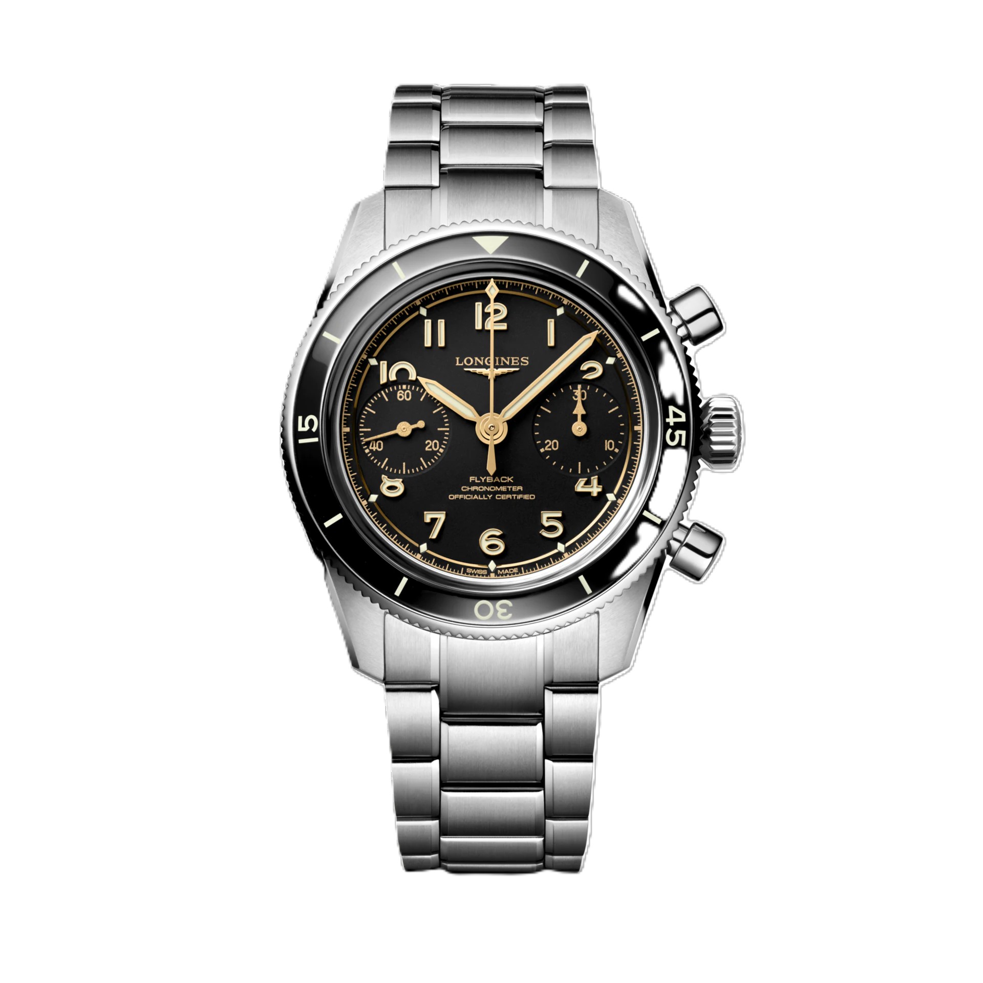 【新品未使用品同様】LOUISEVUITTON トンカ　パイロット ロンジン(LONGINES) ロンジン スピリット パイロット フライバック